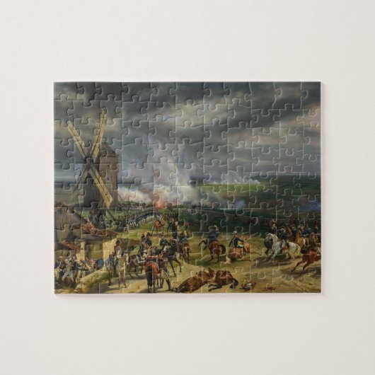 Der Kampf von Valmy durch Jean-Baptiste Mauzaisse Puzzle (Horizontal)