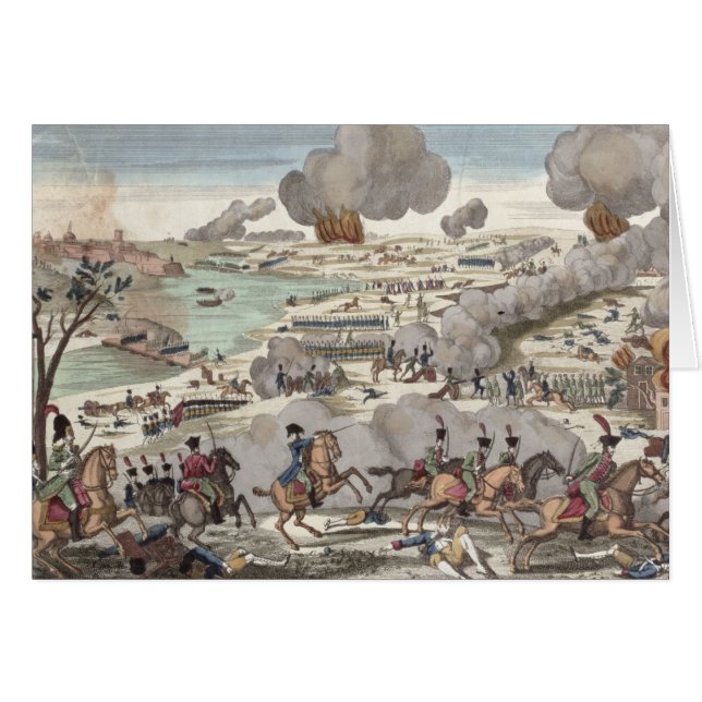 Der Kampf von Wagram, am 6. Juli 1809 (Stich) (Vorderseite (Horizontal))