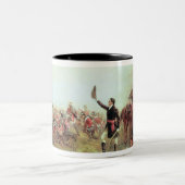 Der Kampf von Waterloo, 2 am 18. Juni 1815 Zweifarbige Tasse (Mittel)