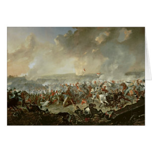 Der Kampf von Waterloo, am 18. Juni 1815