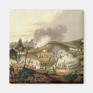 Der Kampf von Waterloo, am 18. Juni 1815 Magnet