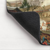 Der Kampf von Waterloo, am 18. Juni 1815 Mousepad (Ecke)