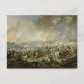 Der Kampf von Waterloo, am 18. Juni 1815 Postkarte (Vorderseite)