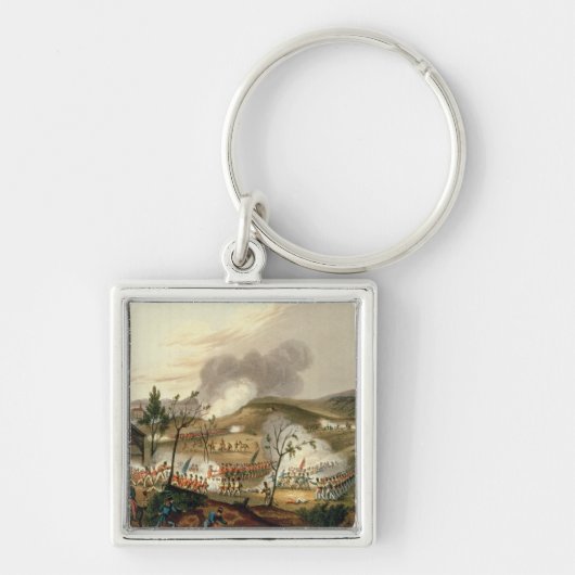 Der Kampf von Waterloo, am 18. Juni 1815 Schlüsselanhänger (Vorne)
