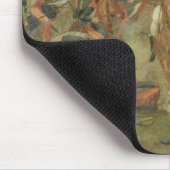 Der Kampf von Waterloo, am 18. Juni 1815 (w/c auf Mousepad (Ecke)