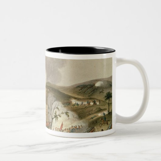 Der Kampf von Waterloo, am 18. Juni 1815 Zweifarbige Tasse (Rechts)
