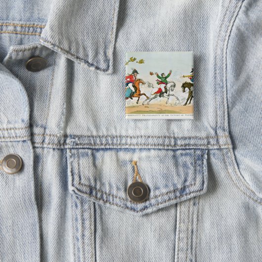 Der Kampf von Waterloo Button (Beispiel)