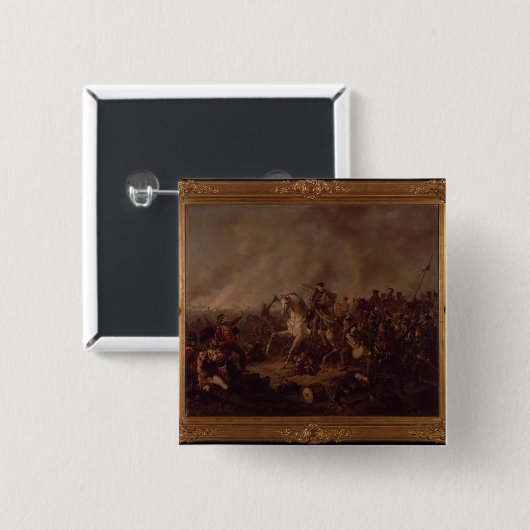 Der Kampf von Waterloo Button (Vorne & Hinten)