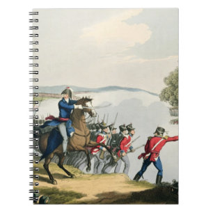Der Kampf von Waterloo entschied durch den Herzog Notizblock