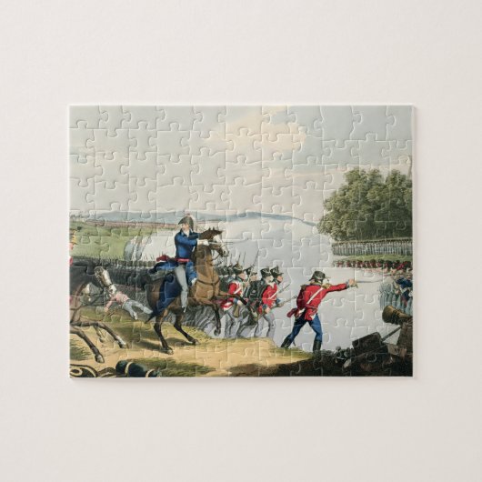 Der Kampf von Waterloo entschied durch den Herzog Puzzle (Horizontal)