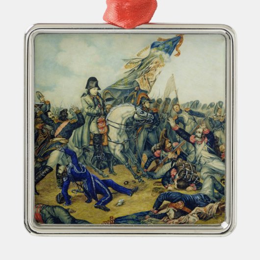 Der Kampf von Waterloo im Jahre 1815, 1831 Silbernes Ornament (Vorne)