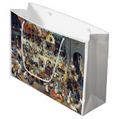 Der Kampf zwischen Karneval und Lent, Bruegel Große Geschenktüte (Vorderseite Schrägansicht)