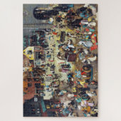 Der Kampf zwischen Karneval und Lent, Bruegel Puzzle (Vertikal)