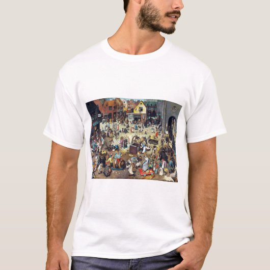 Der Kampf zwischen Karneval und Lent, Bruegel T-Shirt (Vorderseite)