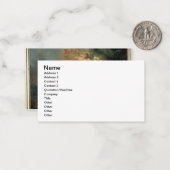 Der Kampf zwischen Mars und Minerva, 1771 (Öl auf Mitteilungskarte (Vorderseite/Rückseite Beispiel)