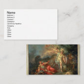 Der Kampf zwischen Mars und Minerva, 1771 (Öl auf Mitteilungskarte (Vorne/Hinten)