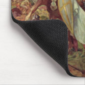 Der Kampf zwischen Russians und Tataren, 1916 Mousepad (Ecke)