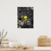 Der Kämpfer, Lüster auf dem Felsen Poster (Küche)