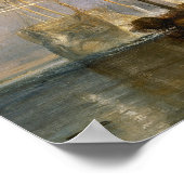 Der "Kampftemeraire" drückte Poster (Ecke)