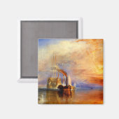 Der Kampftemeraire, J. M. W. Turner Magnet (Vorderseite/Rückseite)