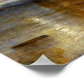 Der Kampftemeraire, J. M. W. Turner Poster (Ecke)