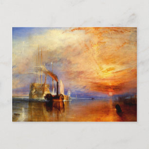 Der Kampftemeraire, J. M. W. Turner Postkarte