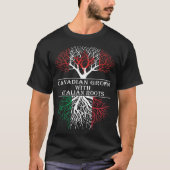 Der Kanadier, der mit Italiener gewachsen wird, T-Shirt (Vorderseite)