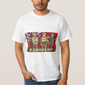 Der kanadische Armee-Partei-Erste Weltkrieg T-Shirt (Vorderseite)