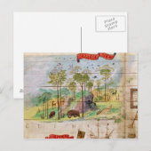 Der kanadische Wald Postkarte (Vorne/Hinten)