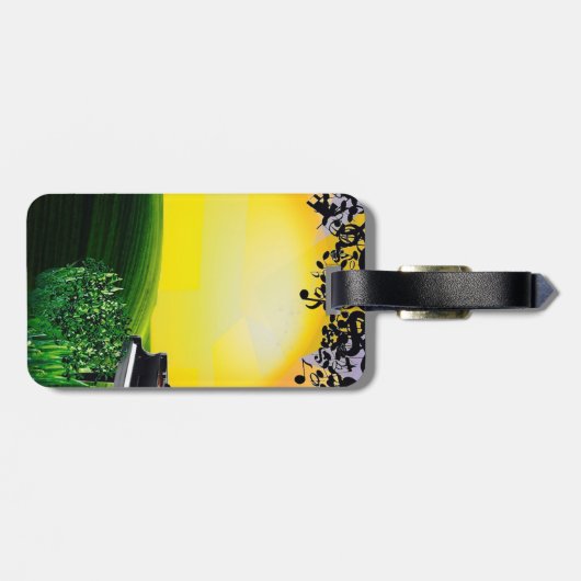 DER KANÄR AM SONNENSCHLAG! GEPÄCKANHÄNGER (Rückseite horizontal)