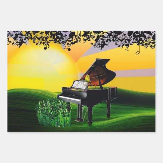 DER KANÄR AM SONNENSCHLAG! GESCHENKPAPIER SET (Vorderseite)