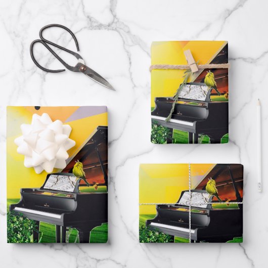 DER KANÄR AM SONNENSCHLAG! GESCHENKPAPIER SET (Vorderseite)