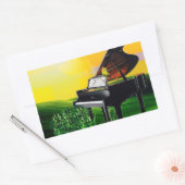 DER KANÄR AM SONNENSCHLAG! RECHTECKIGER AUFKLEBER (Umschlag)