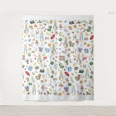 Der Kaninchen Peter Wandteppich (Vorderseite)