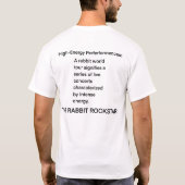 Der Kaninchenrockstar T-Shirt (Rückseite)