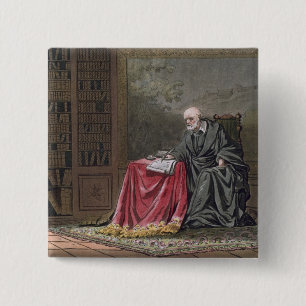 Der Kanzler, Michelde l'Hopital (c.1503-73) Co Button