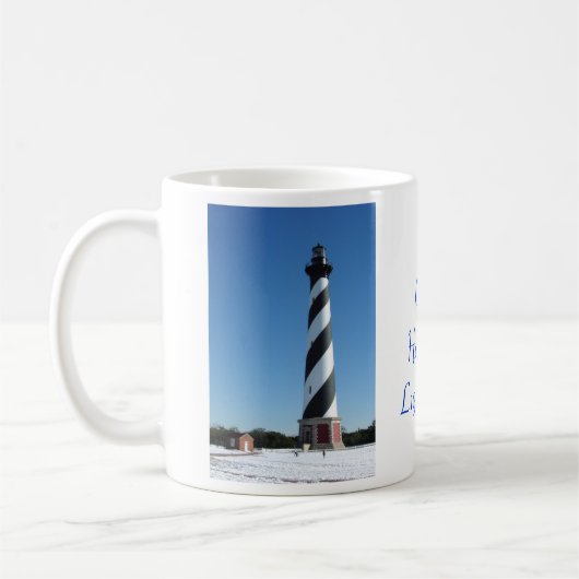 Der Kap Hatteras Leuchtturm Kaffeetasse (Links)