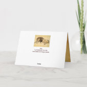 DER KAP LION, DER HERUNTERLIEGT KARTE (Rückseite)