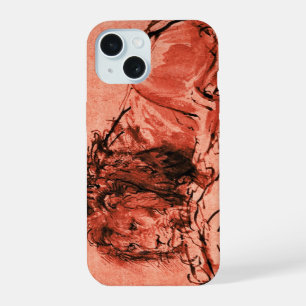 DER KAP LöWE LIEGT, Antiquarot, Schwarz iPhone 15 Hülle
