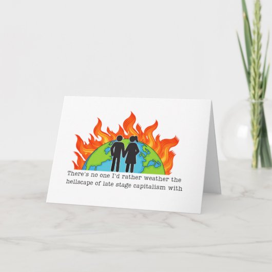 Der Kapitalismus des liberalen Spaßes Valentins Ta Karte (Vorderseite)