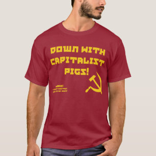 Der kapitalistische T - Shirt der Männer