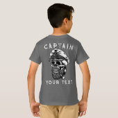 Der Kapitän am Bartsee lässt sich auf die Rauchmel T-Shirt (Schwarz voll)