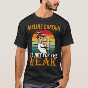 Der Kapitän der Fluggesellschaft ist für die Sch T-Shirt
