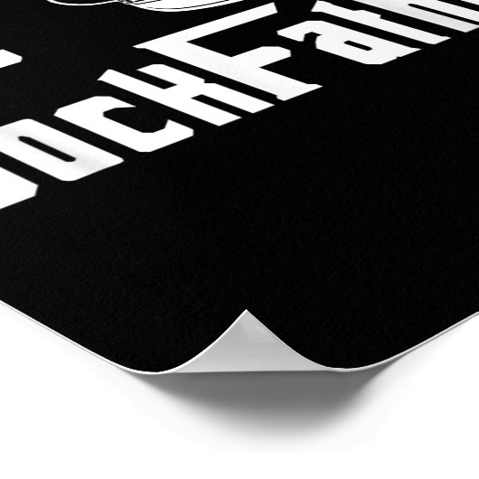 Der Kapitän des Dock-Vaters des Vaters Funny Fath Poster (Ecke)