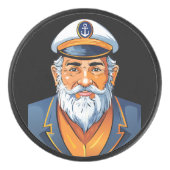 Der Kapitän des Schiffes Eishockey Puck (Vorderseite)