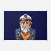 Der Kapitän des Schiffes Fußmatte (Vorderseite)