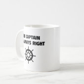 Der Kapitän hat immer die richtige Tasse (Vorderseite Links)