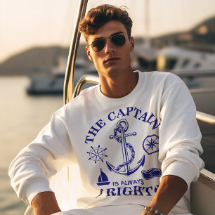 Der Kapitän hat immer recht - Captain Funny - Mari Sweatshirt