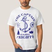 Der Kapitän hat immer recht - Captain Funny - Mari T-Shirt (Vorderseite)