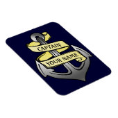 Der Kapitän Ihres Namens kann individuell eingeste Magnet (Rechte Seite)